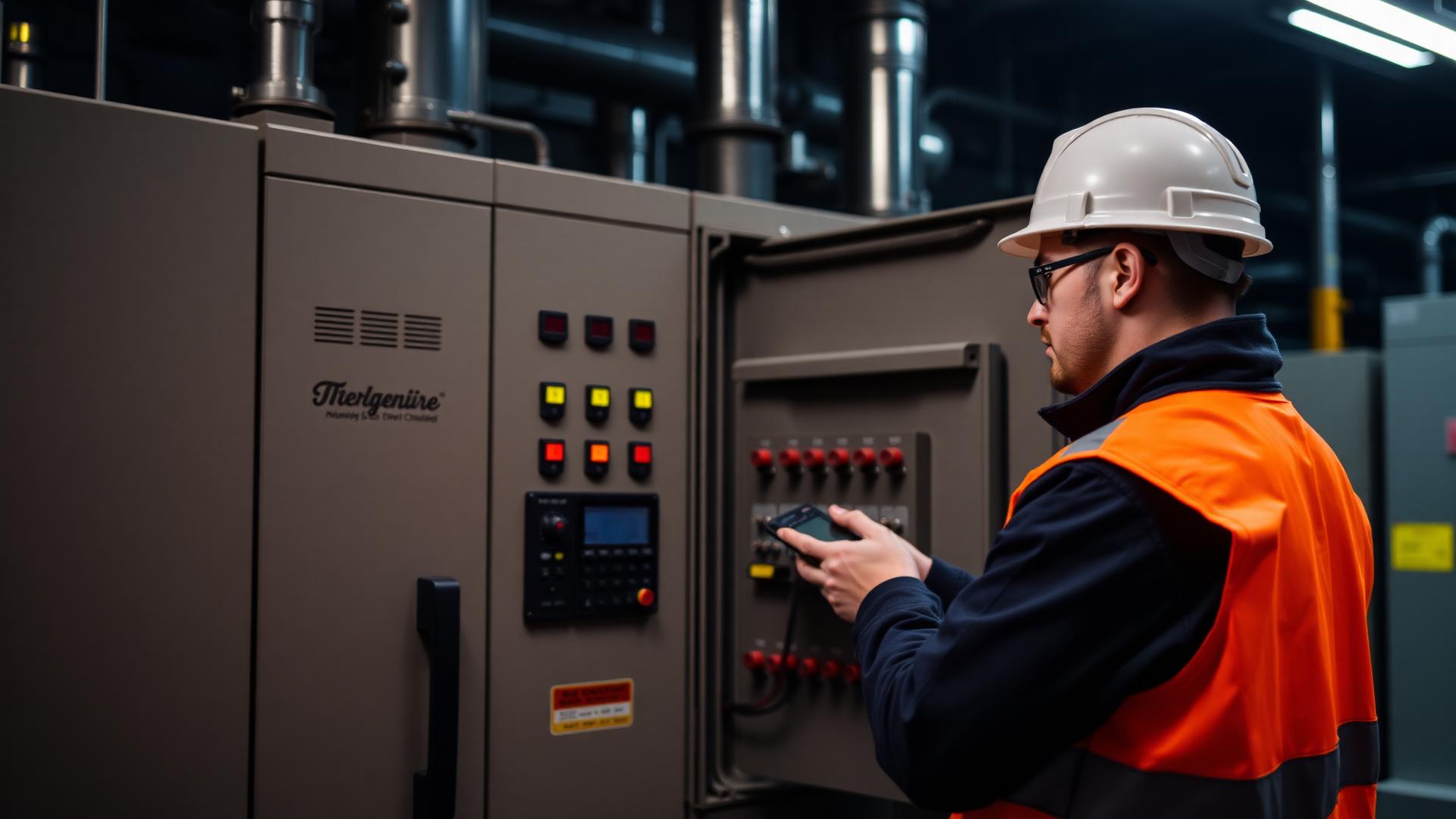 Técnico Dynami em manutenção industrial
